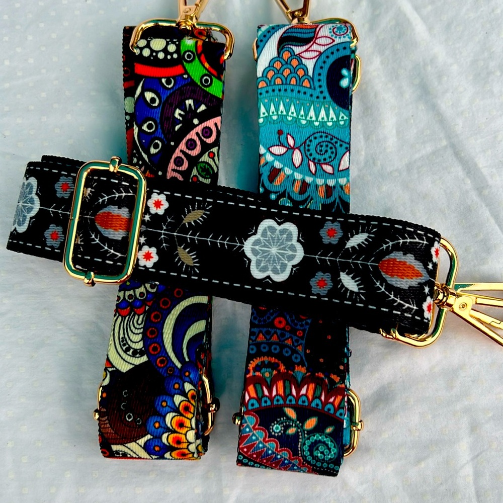 Rich in pattern: you will get 3 pieces crossbody straps for purses.